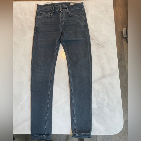 rag & bone Fit 1 Steel Wash Denim Skinny Jeans Size 30 Lightly Worn - Picture 1 of 3